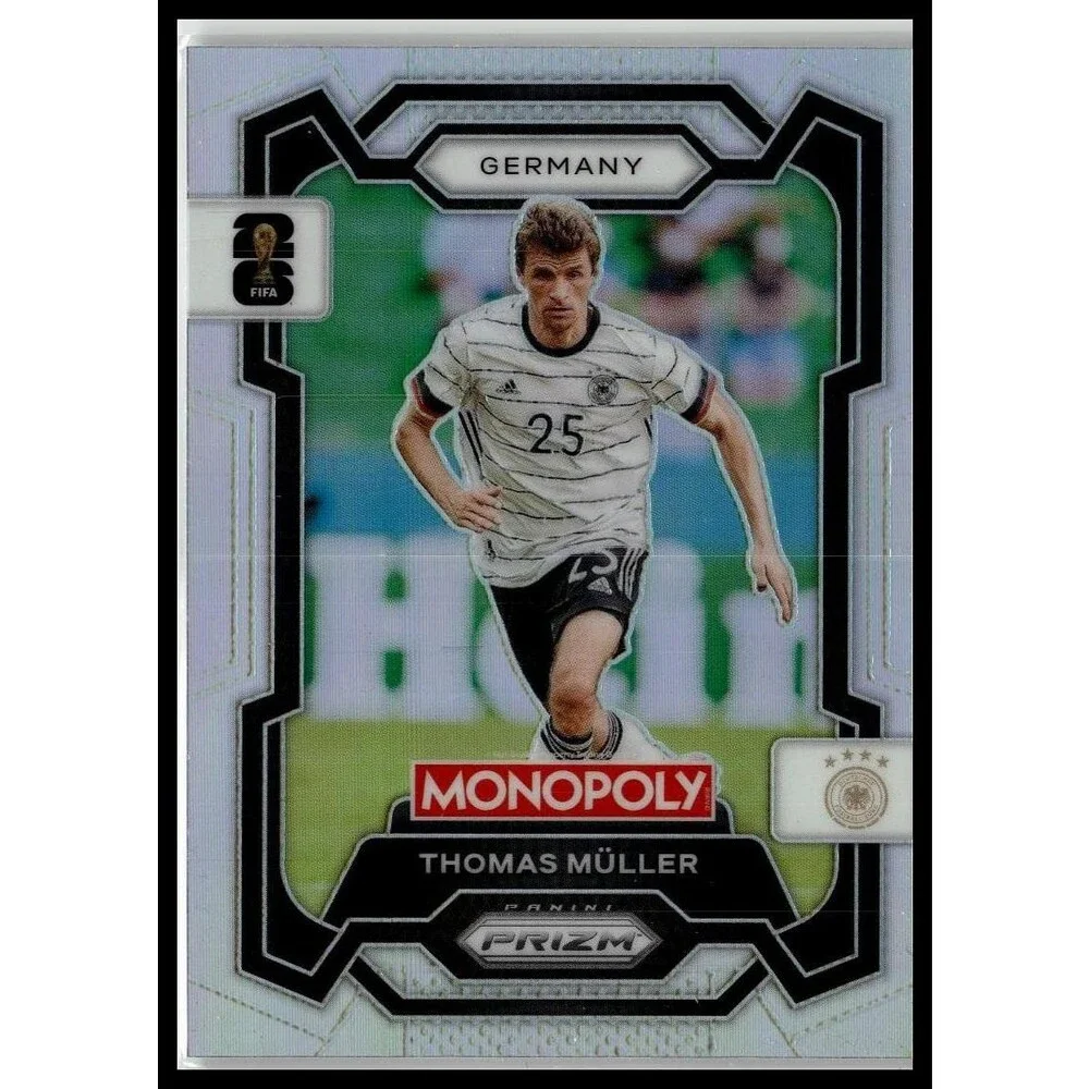 2026 Panini Prizm Monopoly FIFA Cup Thomas Müller #59 Germany Silver Prizms